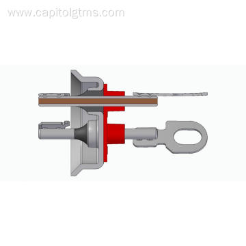 Three-phase seal terminal of air conditioner compressor